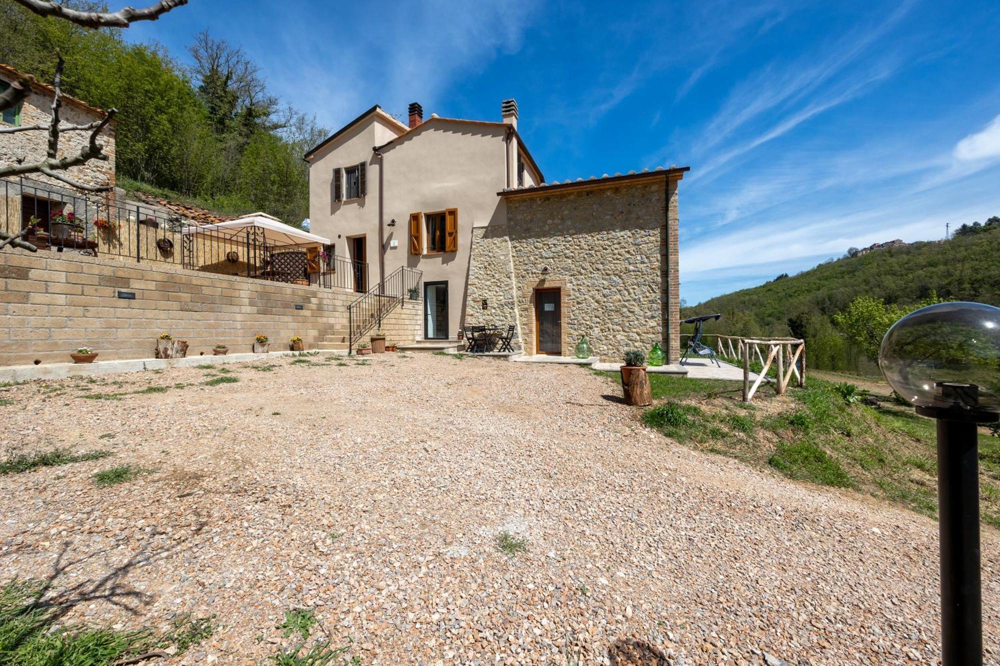 Podere Del Ciacchi Among Tuscany Greenery - Happy Rentals Montieri Exterior photo